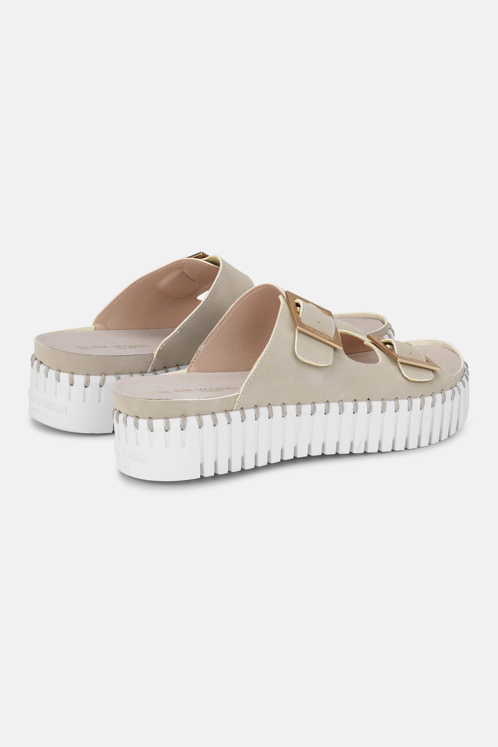 Plateau Sandaler Spænde - Atmosphere White